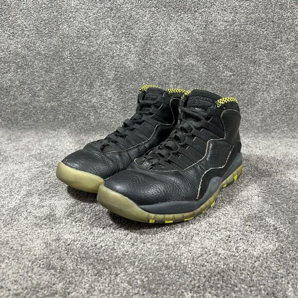Nike Air Jordan 10 Retro 310805-034 Men’s Size 8.5 Venom Green Black Shoes Used main image 10